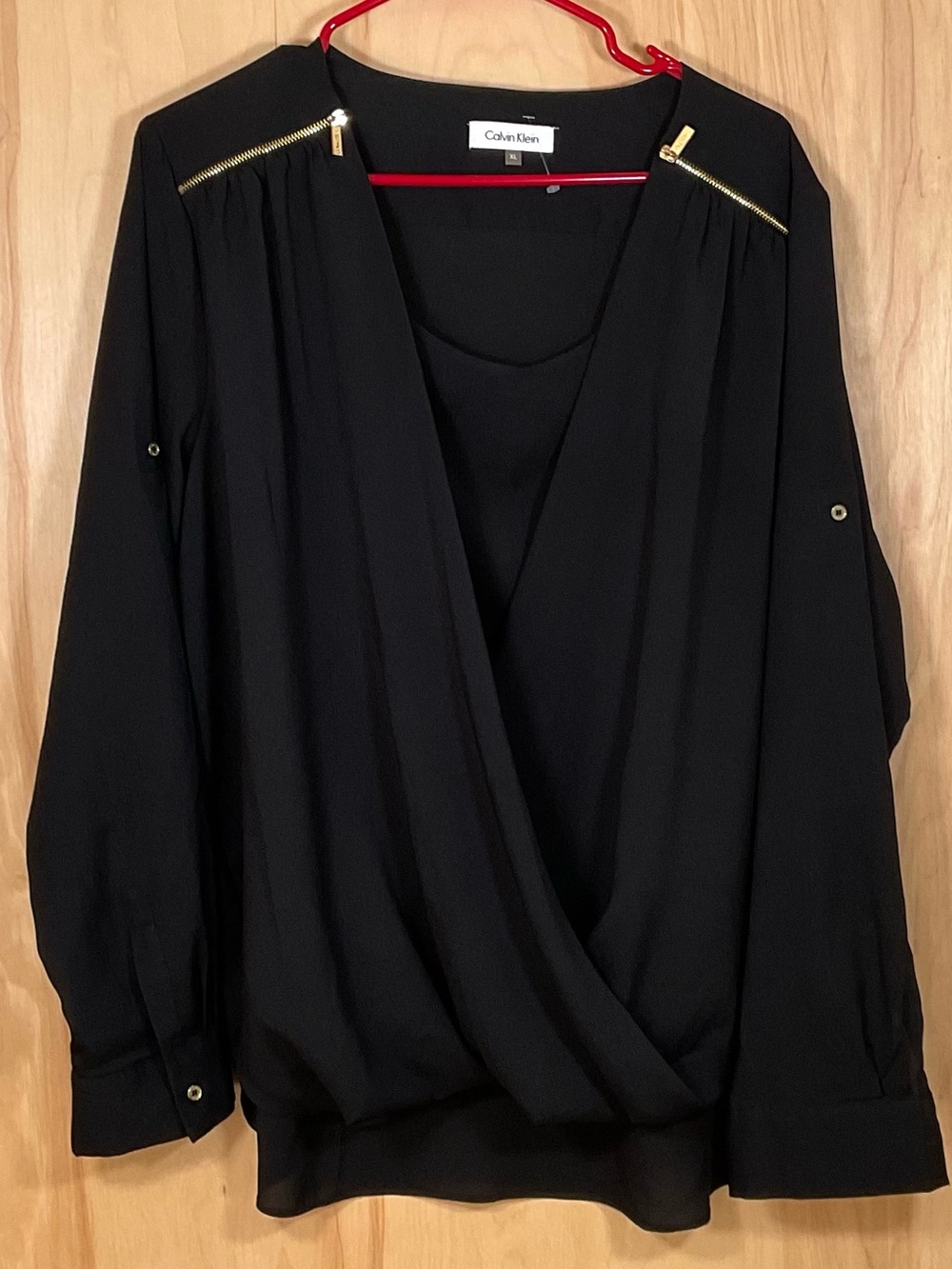 Calvin Klein Layered Blouse - EUC